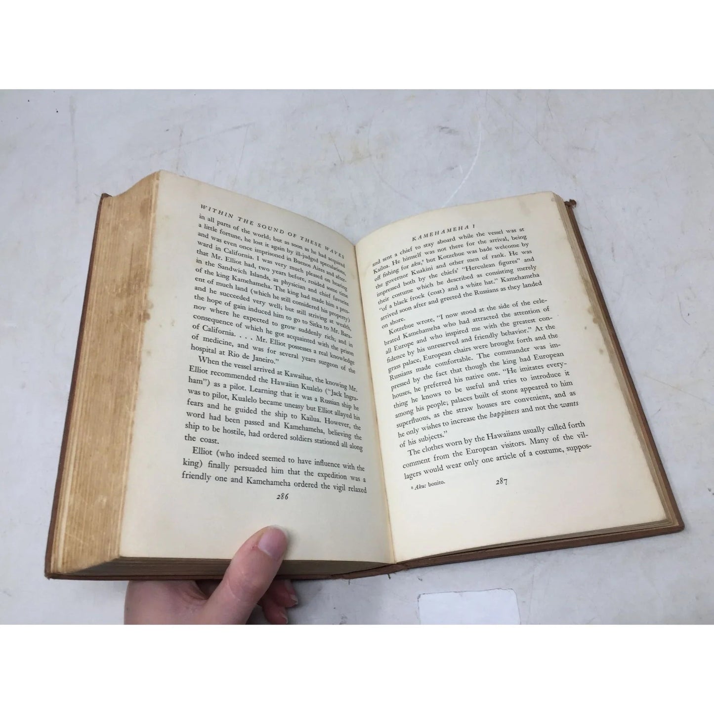 Vintage Hardcover Book "Within the Sound of These Waves" - unbranded - Vintage Books - A+ Stuff