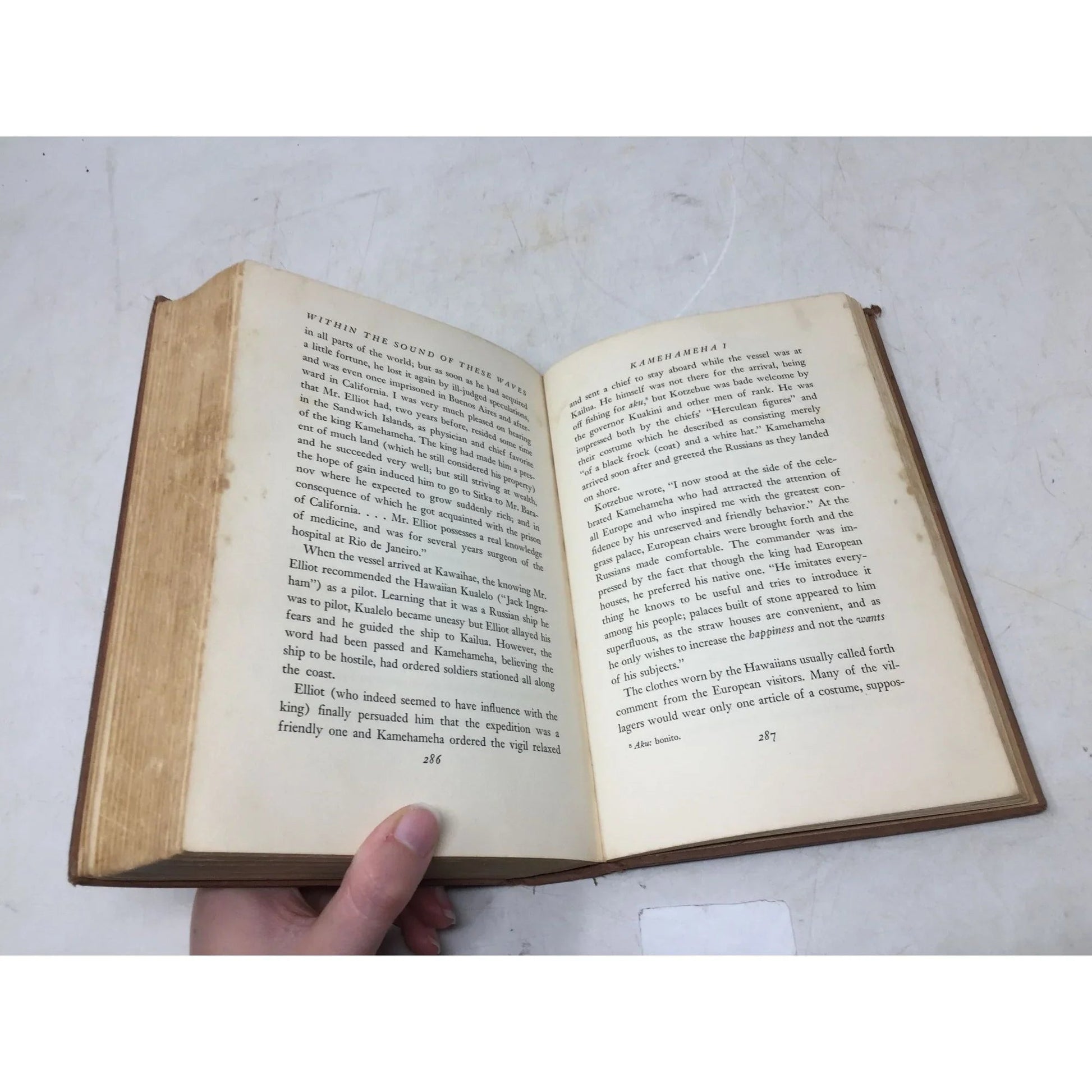 Vintage Hardcover Book "Within the Sound of These Waves" - unbranded - Vintage Books - A+ Stuff