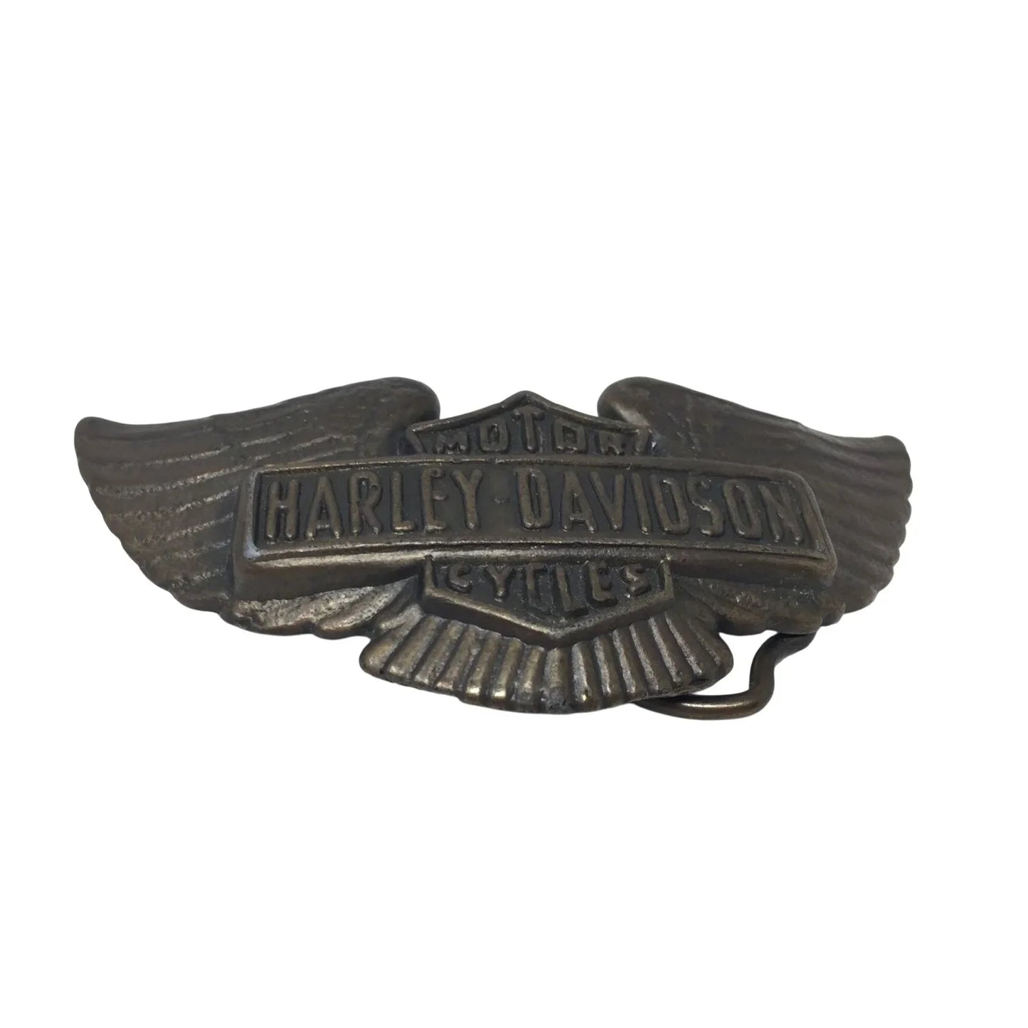 Vintage Harley Davidson Motor Cycles Harley Davidson Wings Metal Belt Buckle - A+ Stuff