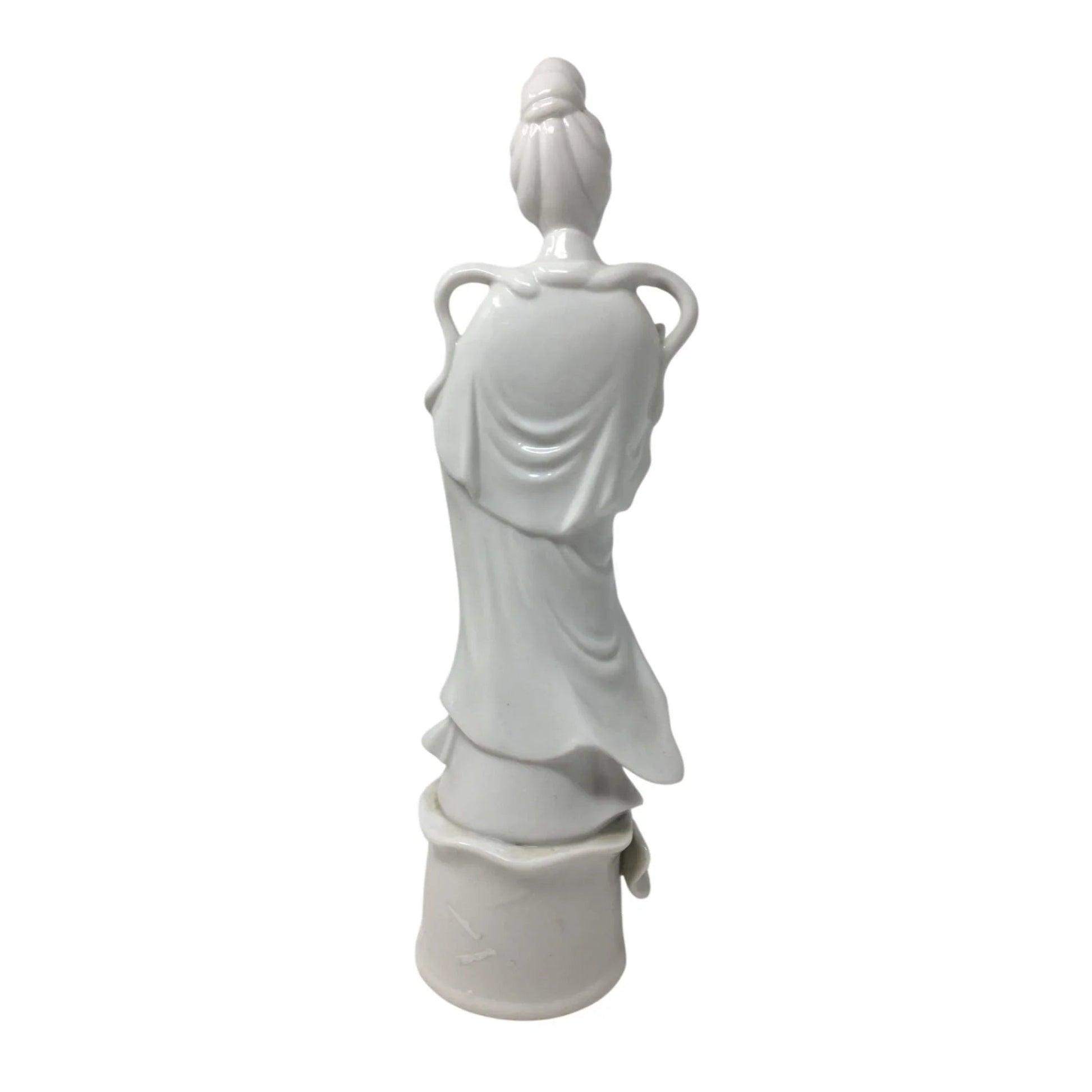 Vintage Homco Porcelain Guanyin/Kwan Yin Goddess Figurine Statue - A+ Stuff - Figurines - A+ Stuff