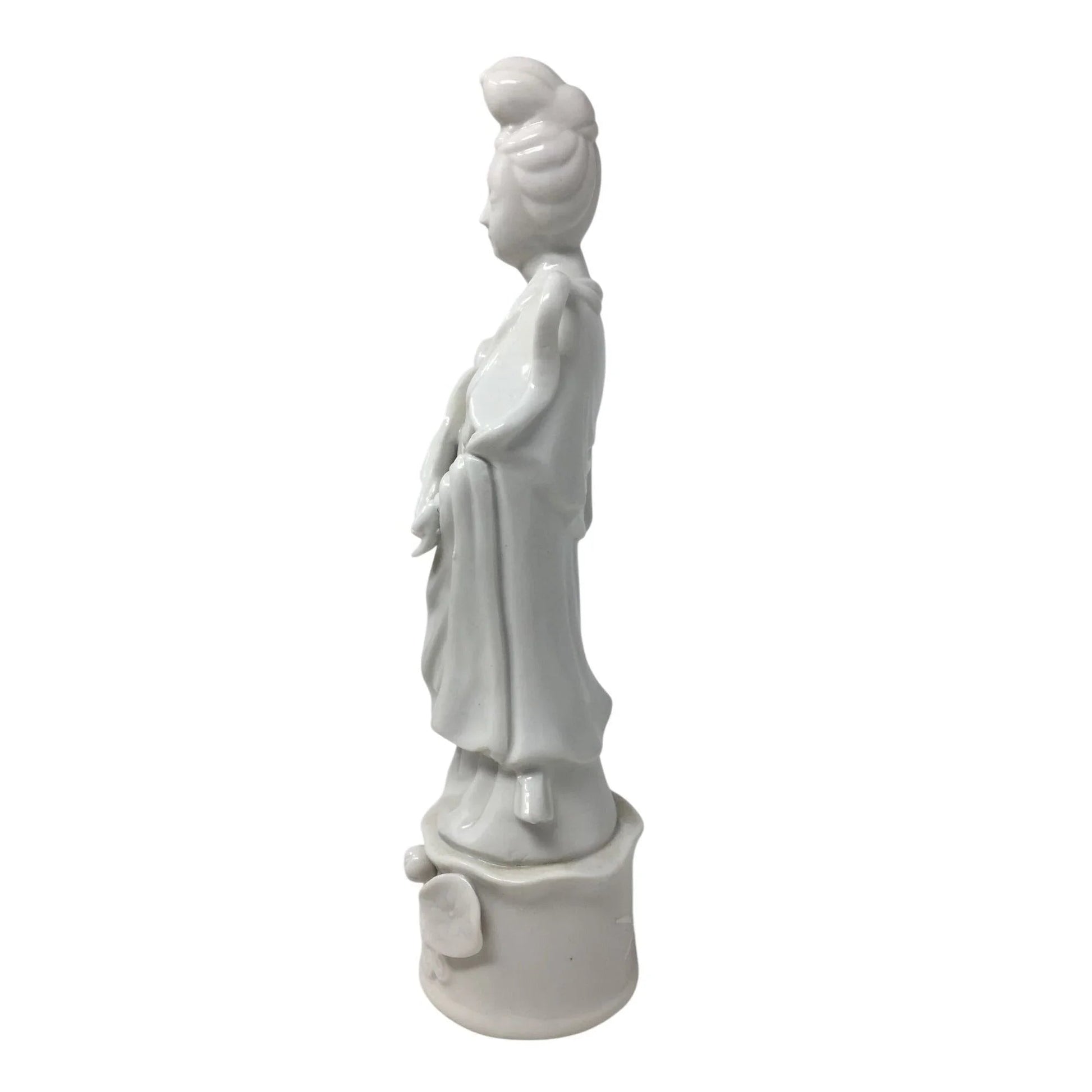 Vintage Homco Porcelain Guanyin/Kwan Yin Goddess Figurine Statue - A+ Stuff - Figurines - A+ Stuff