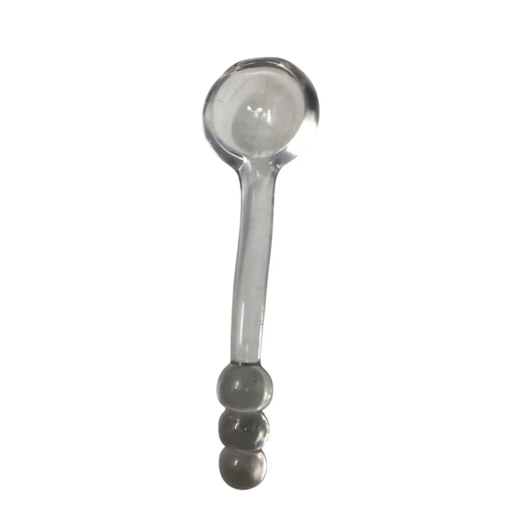 Vintage Imperial Glass Candlewick Ball Condiment Spoon - 6'' long - A+ Stuff - Spoons - A+ Stuff