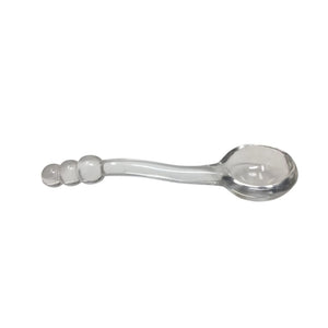 Vintage Imperial Glass Candlewick Ball Condiment Spoon- 6'' long