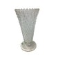 Vintage Indiana Glass Diamond Point Clear Glass Vase with Marbles Inside - indiana glass - Vase or Holder - A+ Stuff