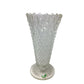 Vintage Indiana Glass Diamond Point Clear Glass Vase with Marbles Inside - indiana glass - Vase or Holder - A+ Stuff