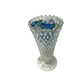 Vintage Indiana Glass Diamond Point Clear Glass Vase with Marbles Inside - indiana glass - Vase or Holder - A+ Stuff