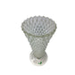 Vintage Indiana Glass Diamond Point Clear Glass Vase with Marbles Inside - indiana glass - Vase or Holder - A+ Stuff