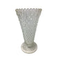 Vintage Indiana Glass Diamond Point Clear Glass Vase with Marbles Inside - indiana glass - Vase or Holder - A+ Stuff