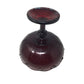 Vintage Indiana Glass Tear Drop Dark Red Bowl w/ Pedestal - Indiana glass - Bowls - A+ Stuff