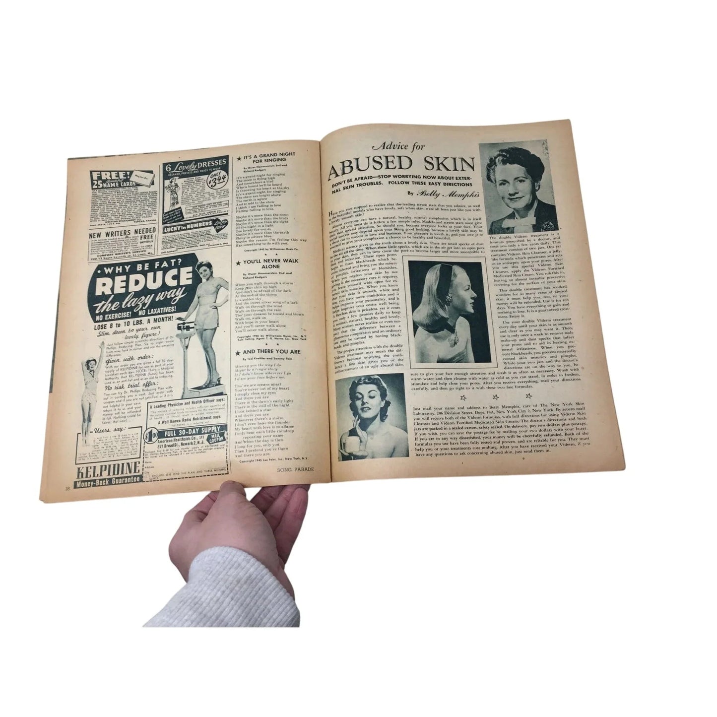 Vintage Jan. 1946 Song Parade - Vol 5 No 4 (no cover) - A+ Stuff - books - A+ Stuff