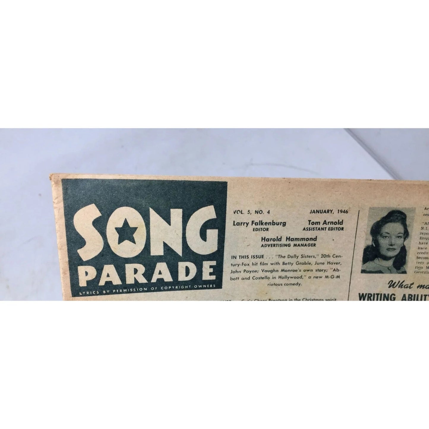 Vintage Jan. 1946 Song Parade - Vol 5 No 4 (no cover) - A+ Stuff - books - A+ Stuff