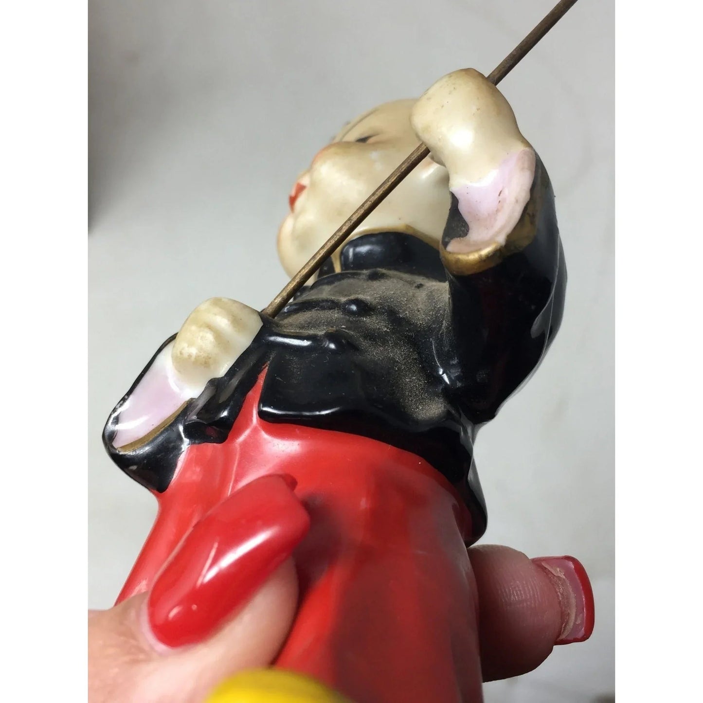 Vintage Japanese Asian Man Porcelain Figurine - A+ Stuff - Figurines - A+ Stuff