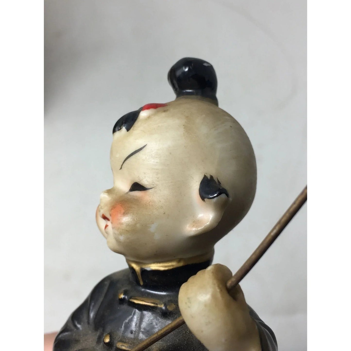 Vintage Japanese Asian Man Porcelain Figurine - A+ Stuff - Figurines - A+ Stuff