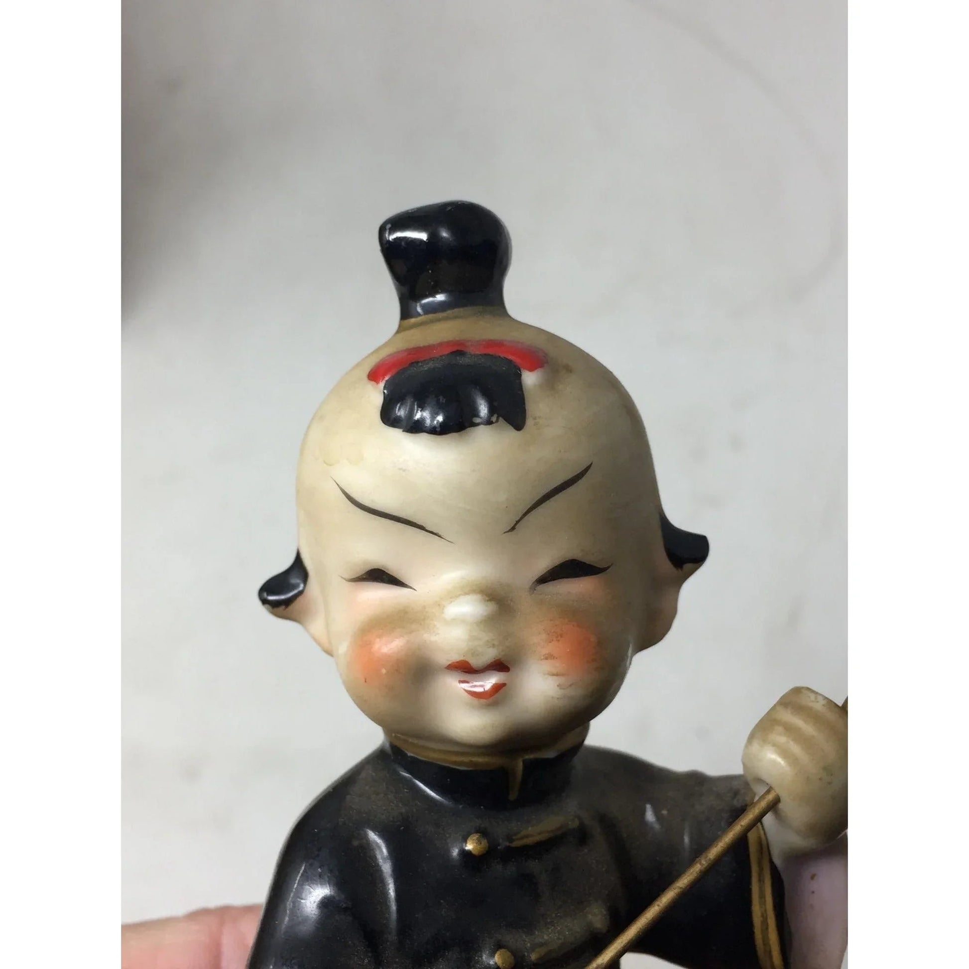 Vintage Japanese Asian Man Porcelain Figurine - A+ Stuff - Figurines - A+ Stuff