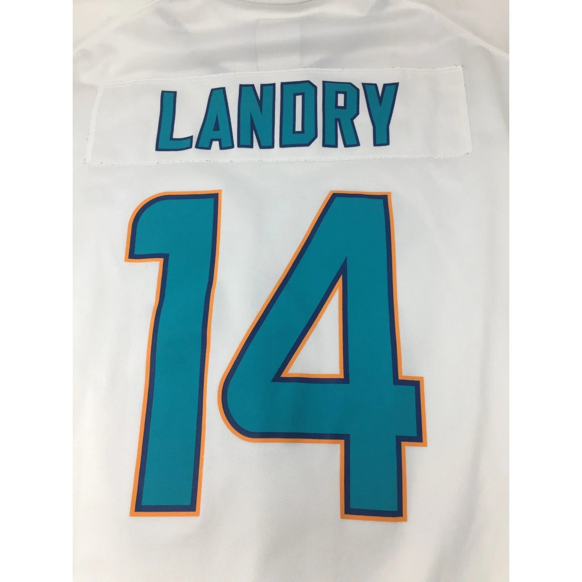 Vintage Jarvis Landry Miami Dolphins Blue and White Jersey 14 - A+ Stuff - Shirts & Tops - A+ Stuff