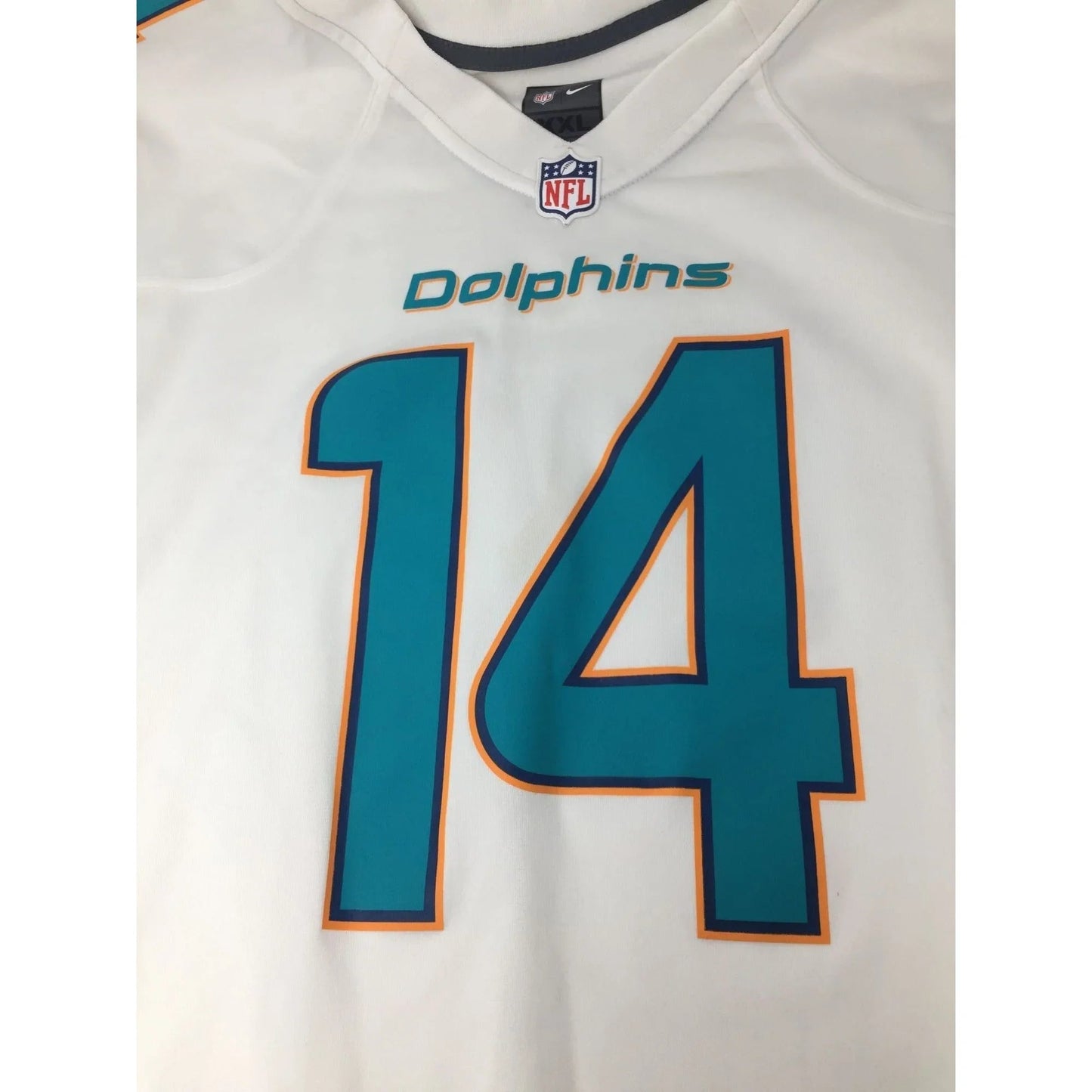 Vintage Jarvis Landry Miami Dolphins Blue and White Jersey 14 - A+ Stuff - Shirts & Tops - A+ Stuff