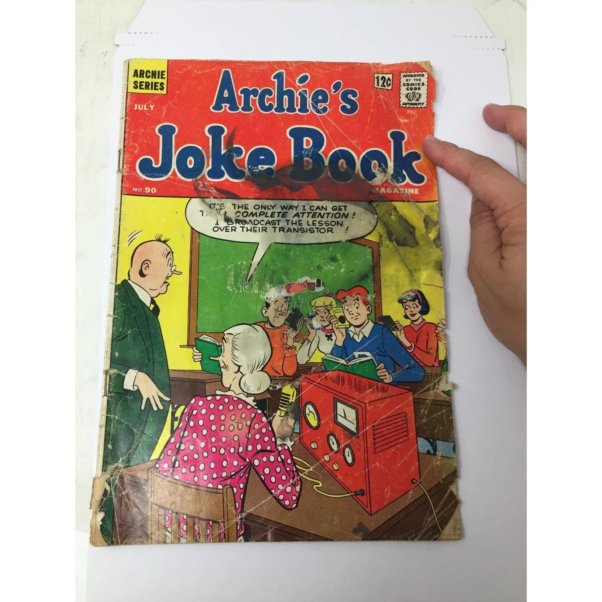 Vintage July 90 Archie Series ''Archie's Joke Book'' Magazine - A+ Stuff - comic books - A+ Stuff