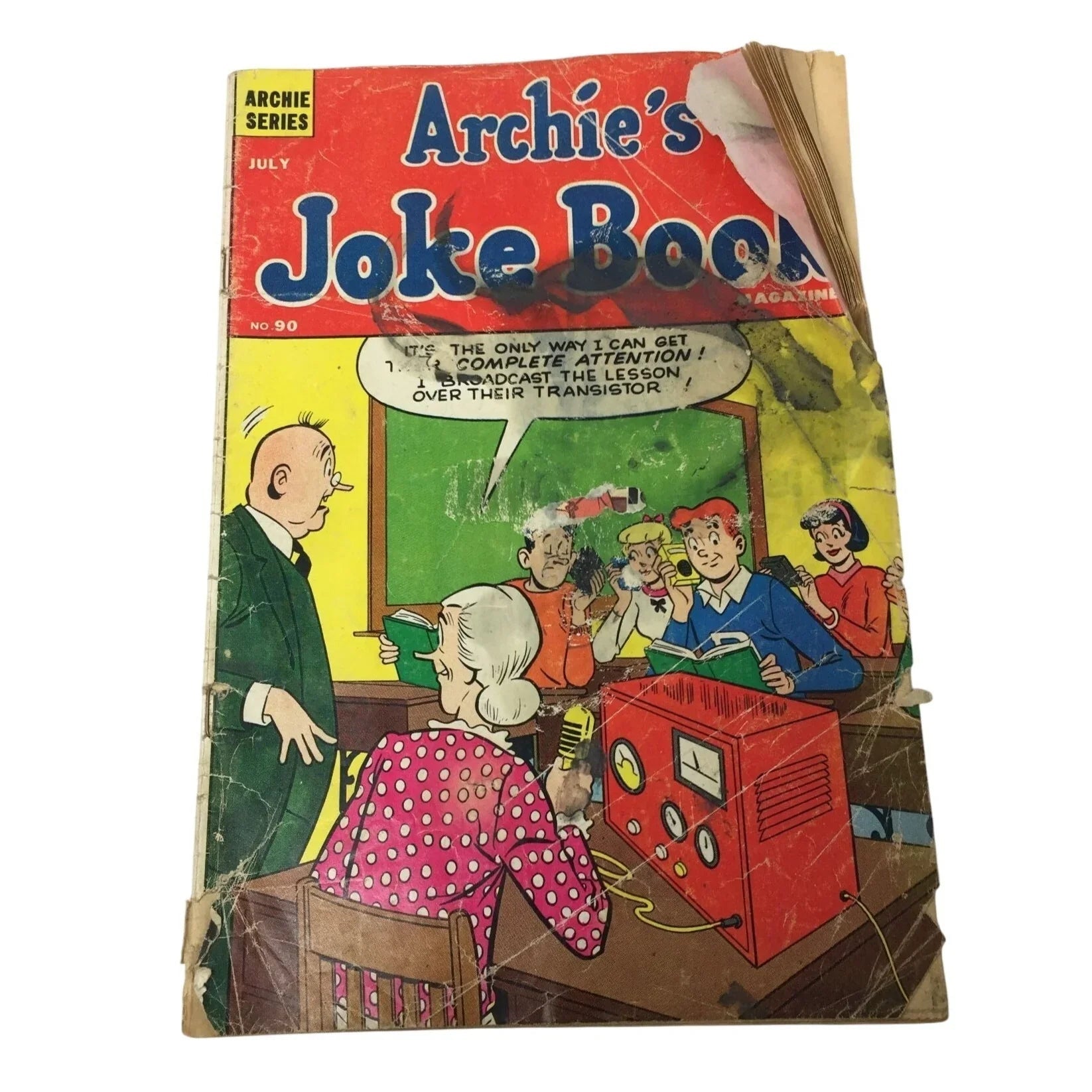 Vintage July 90 Archie Series ''Archie's Joke Book'' Magazine - A+ Stuff - comic books - A+ Stuff