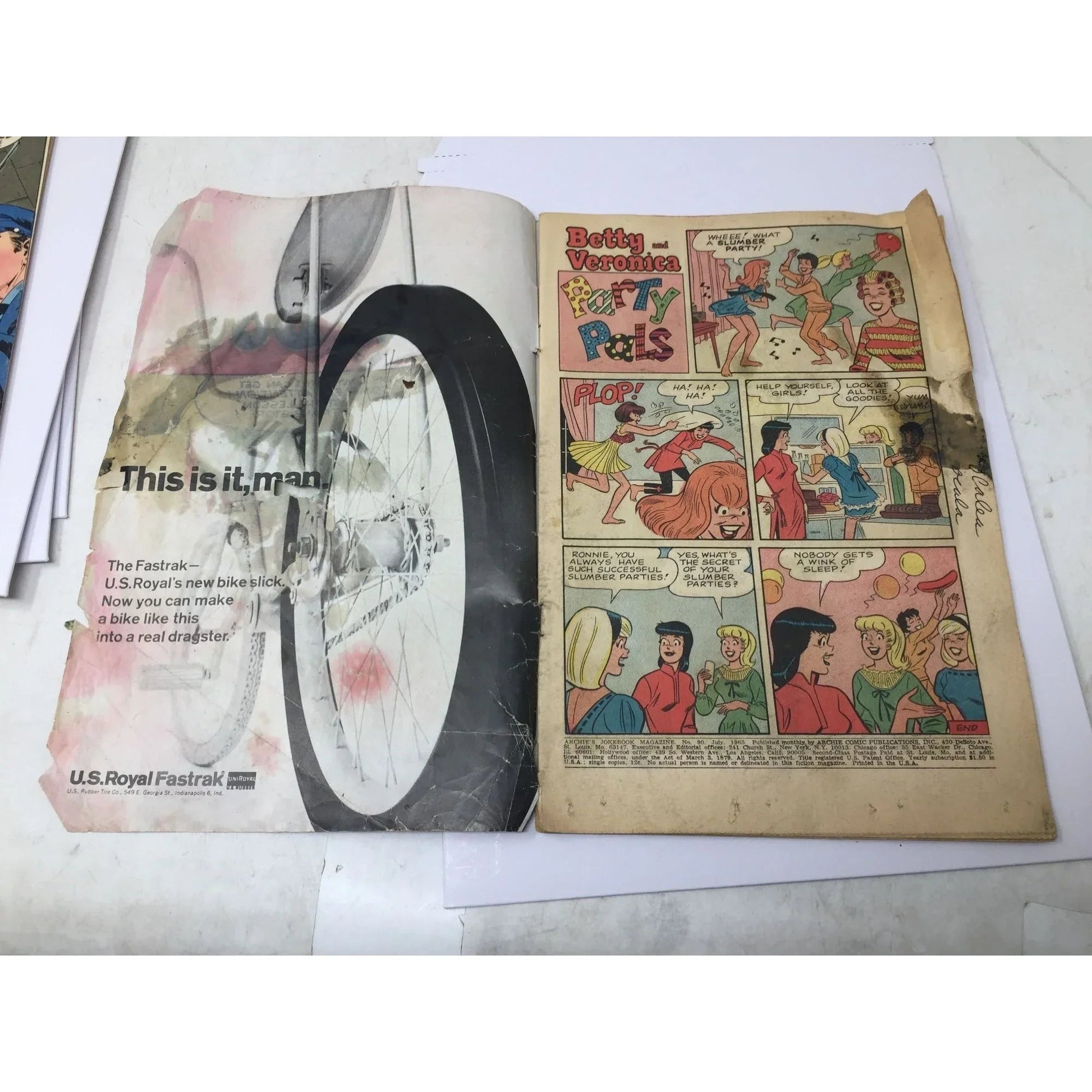 Vintage July 90 Archie Series ''Archie's Joke Book'' Magazine - A+ Stuff - comic books - A+ Stuff