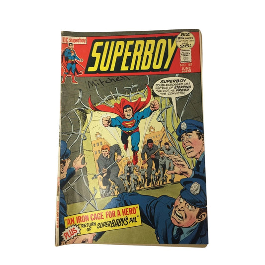 Vintage June 1972 SUPERBOY Comic Book - A+ Stuff - comic book - A+ Stuff