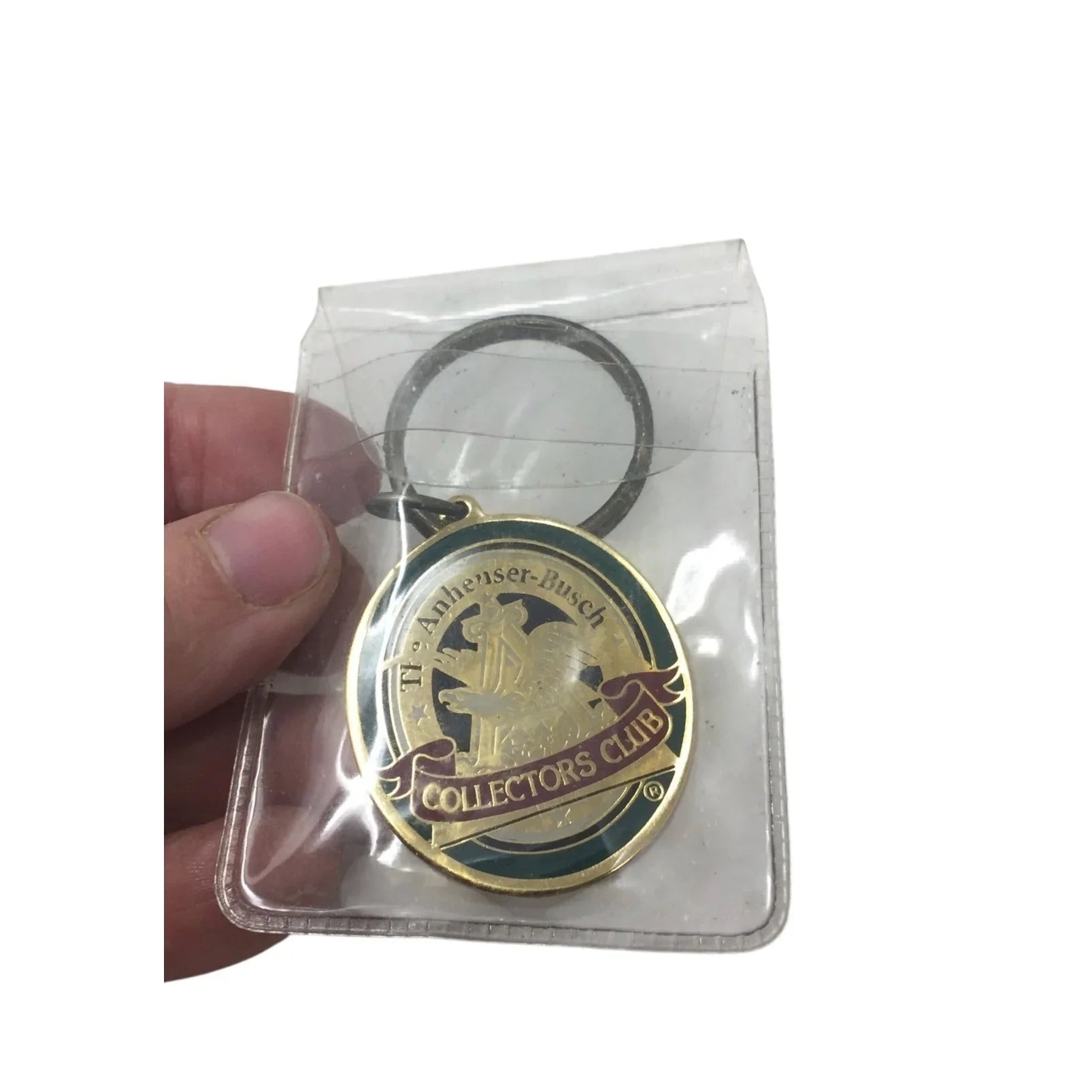 Vintage Keychain/Key Ring THE ANHEUSER BUSCH Collectors Club - A+ Stuff - Keyholder - A+ Stuff