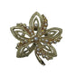 Vintage Large Trifari Gold Tone Flower Brooch Pin - A+ Stuff - pin - A+ Stuff