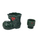 Vintage Lefton 1970s Christmas Holiday Candle Holders - A+ Stuff