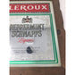 Vintage LEROUX PEPPERMINT SCHNAPPS LIQUEUR Bar Mirror Sign with Wood Frame - A+ Stuff