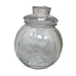 Vintage Libbey Clear Glass Halloween Jack - O - Lantern Pumpkin Jar - libbey - Halloween decor - A+ Stuff