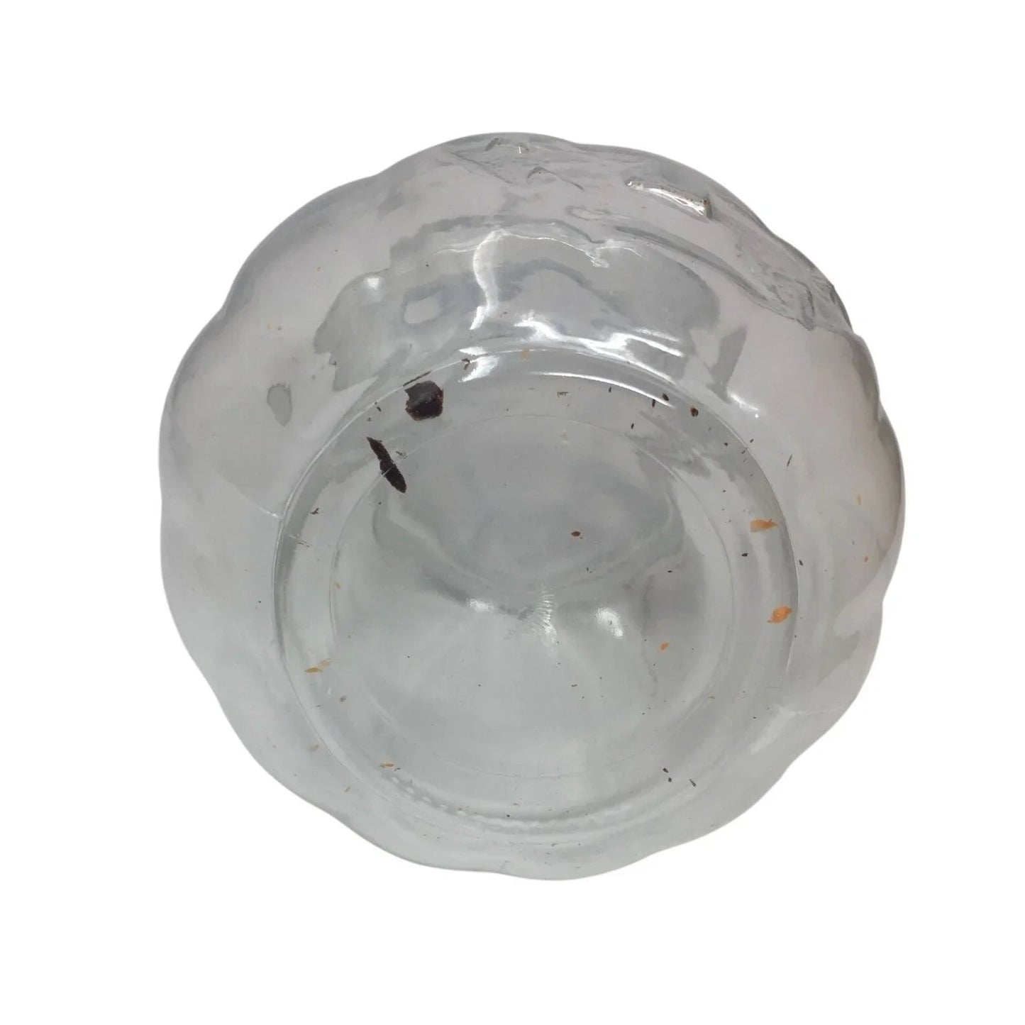 Vintage Libbey Clear Glass Halloween Jack - O - Lantern Pumpkin Jar - libbey - Halloween decor - A+ Stuff
