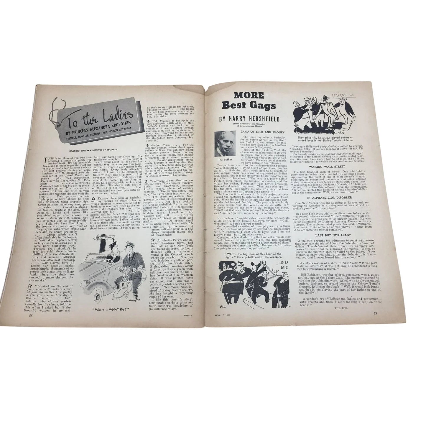 Vintage Liberty Magazine (June 17, 1939) - A+ Stuff - Magazines - A+ Stuff