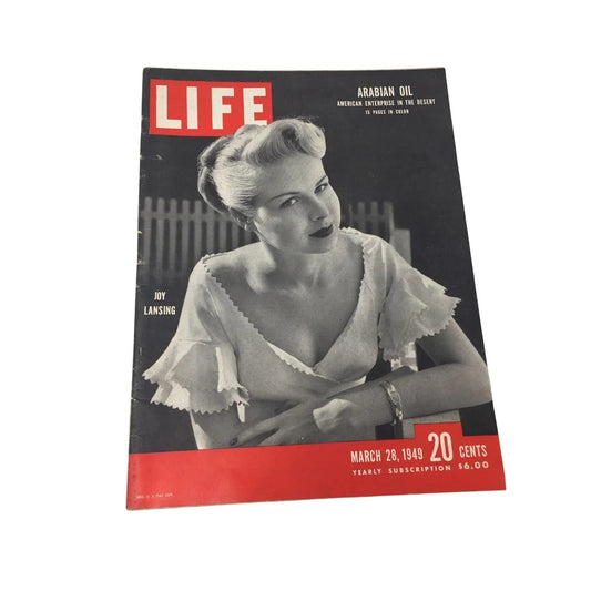 Vintage Life Magazine March 28, 1949 - life - Magazines - A+ Stuff