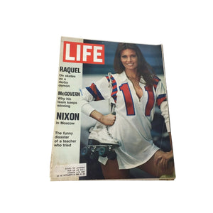 Vintage LIFE Magazine - Raquel on skates, McGovern, Nixon in Moscow