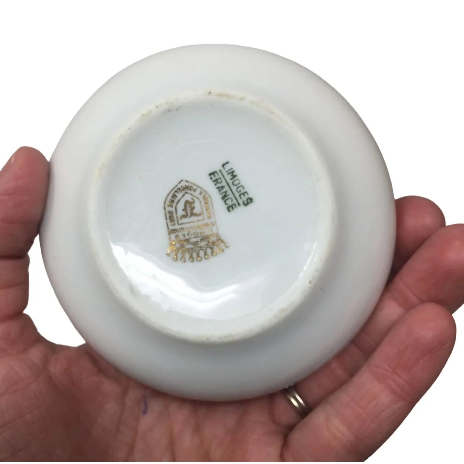 Vintage Limoges France Small Porcelain Trinket Box/Jewelry Holder - A+ Stuff