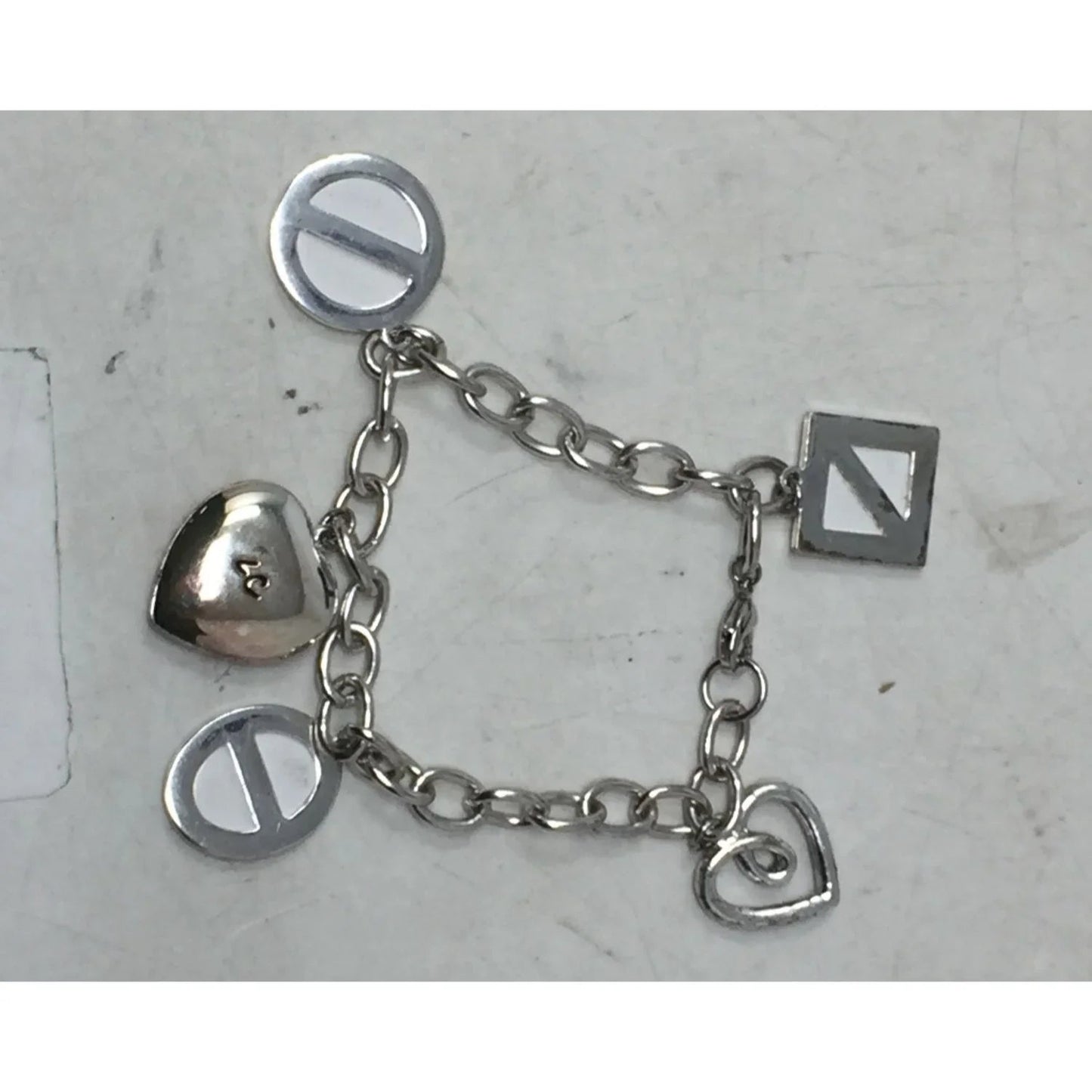 Vintage Liz Claiborne ''Picture This'' Link Dangling Photo Charm Bracelet - Liz Claiborne - Bracelet - A+ Stuff