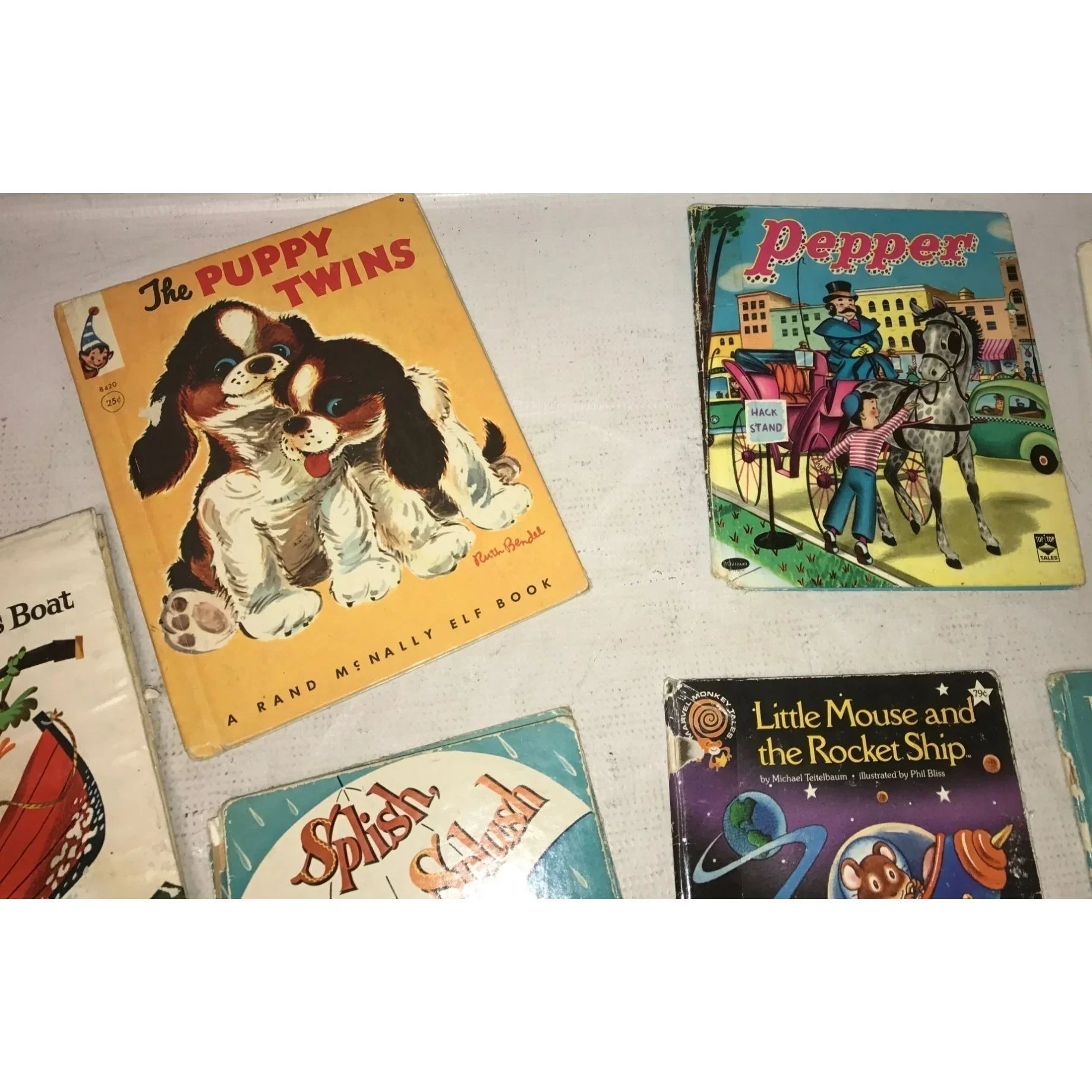 Vintage Lot of 6 Childrens Books - Lets Pray, The Puppy Twins, And More! - A+ Stuff - Books - A+ Stuff
