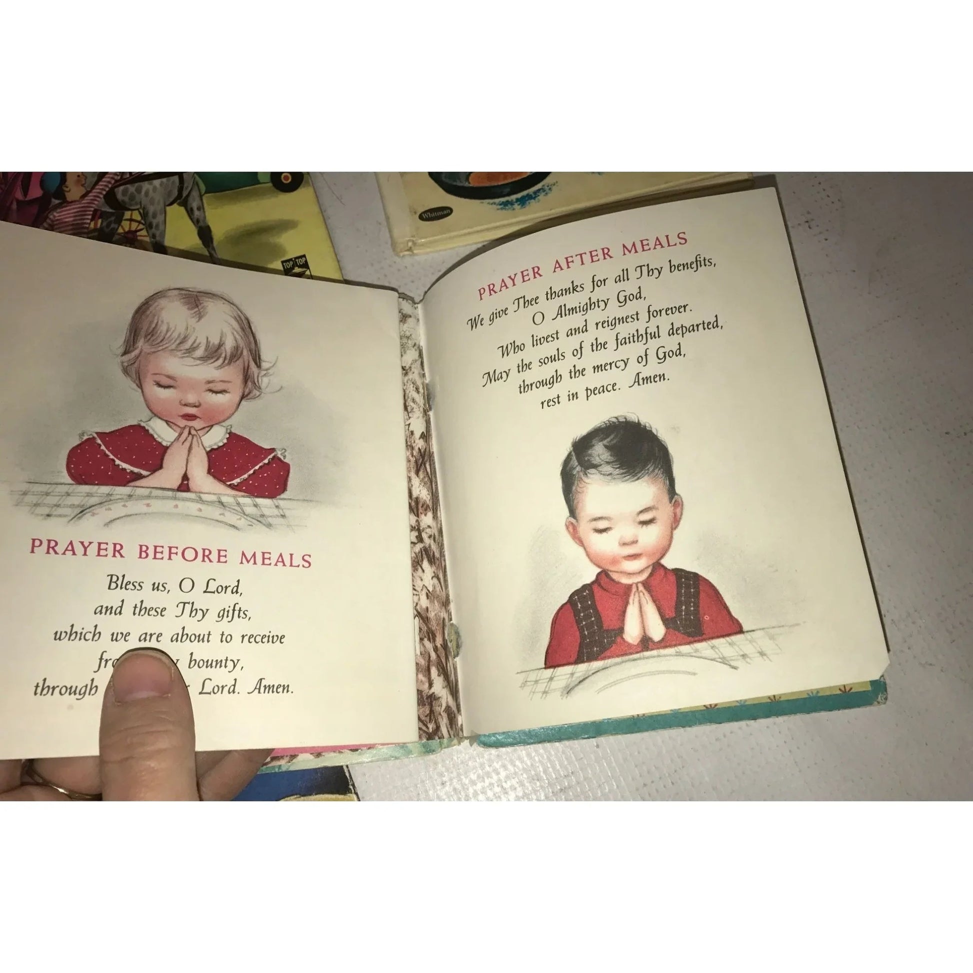 Vintage Lot of 6 Childrens Books - Lets Pray, The Puppy Twins, And More! - A+ Stuff - Books - A+ Stuff