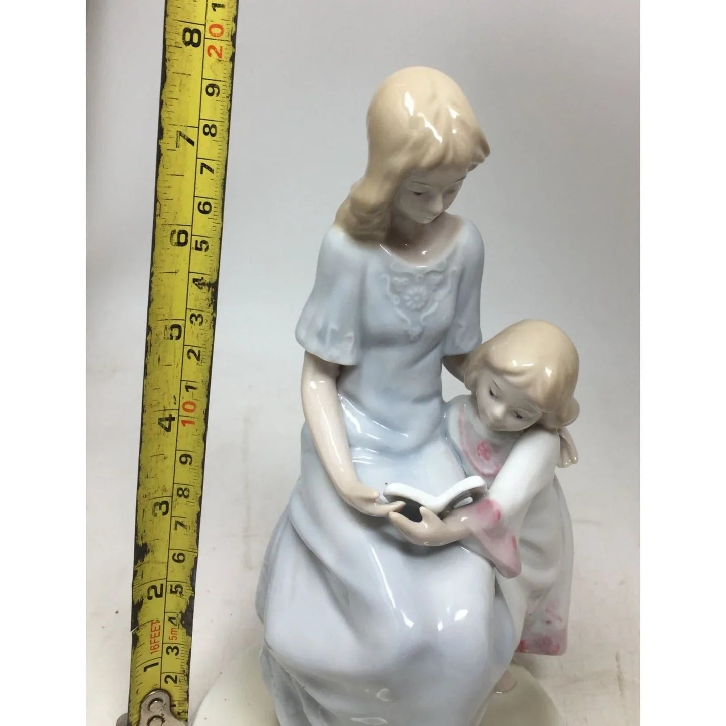 Vintage MEICO Mother Reading To Daughter Figurine - meico - Figurines - A+ Stuff