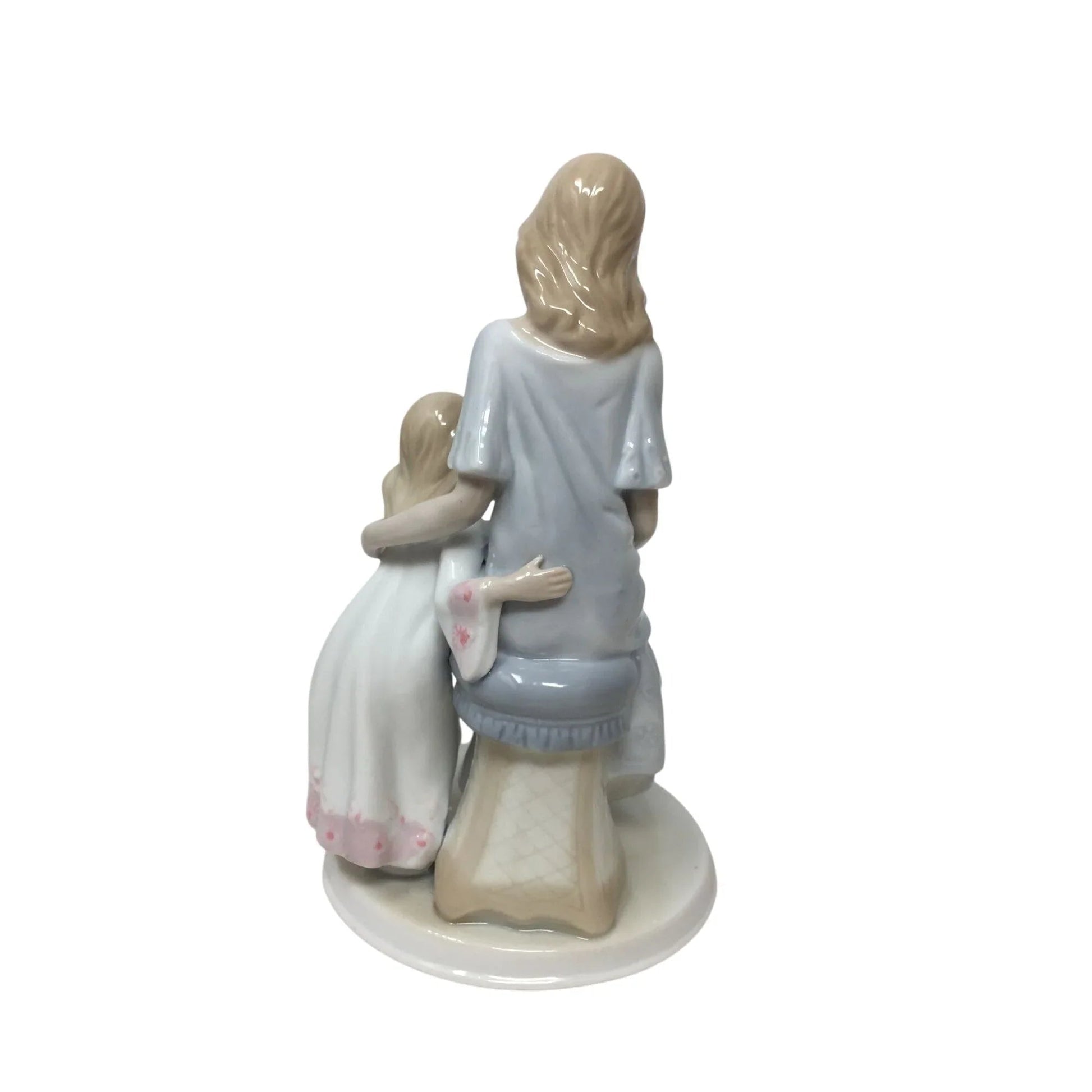 Vintage MEICO Mother Reading To Daughter Figurine - meico - Figurines - A+ Stuff