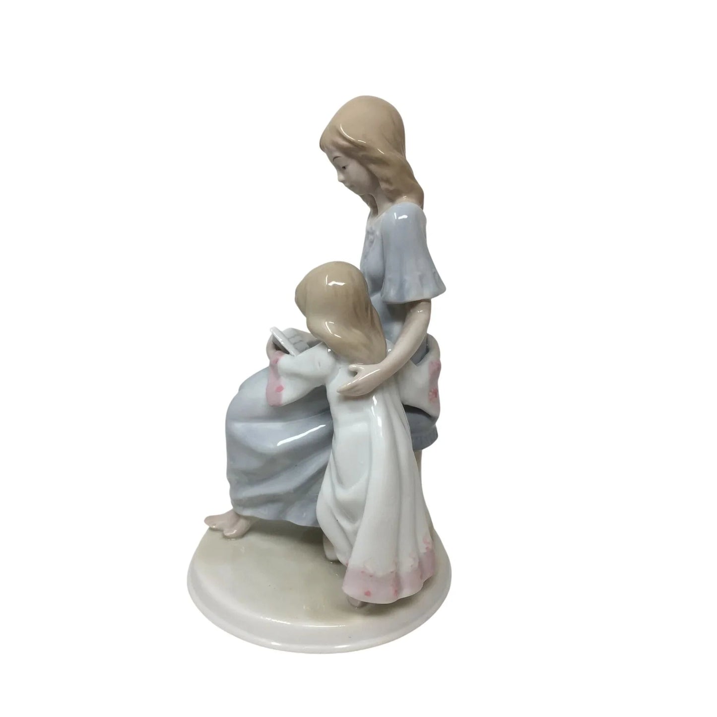 Vintage MEICO Mother Reading To Daughter Figurine - meico - Figurines - A+ Stuff
