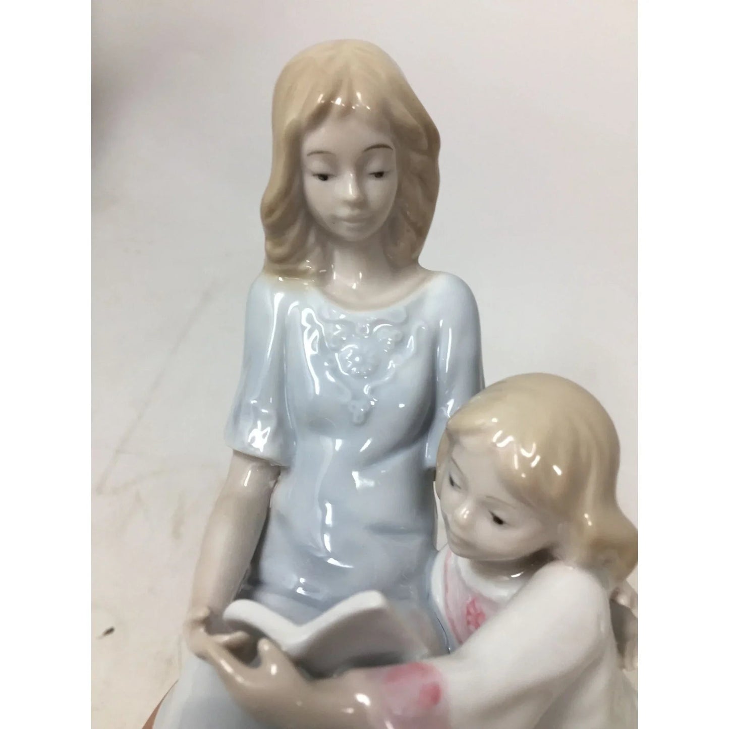 Vintage MEICO Mother Reading To Daughter Figurine - meico - Figurines - A+ Stuff