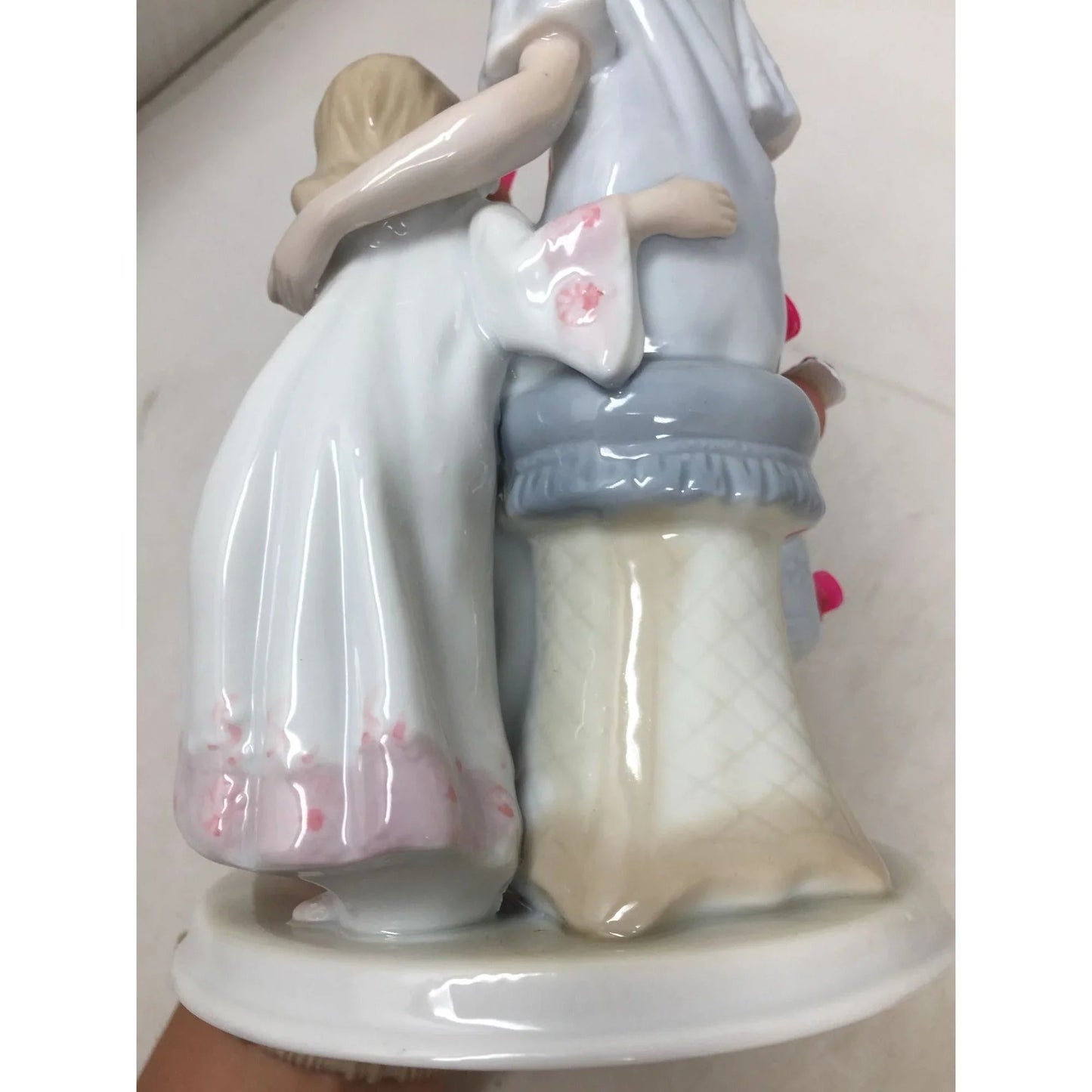 Vintage MEICO Mother Reading To Daughter Figurine - meico - Figurines - A+ Stuff