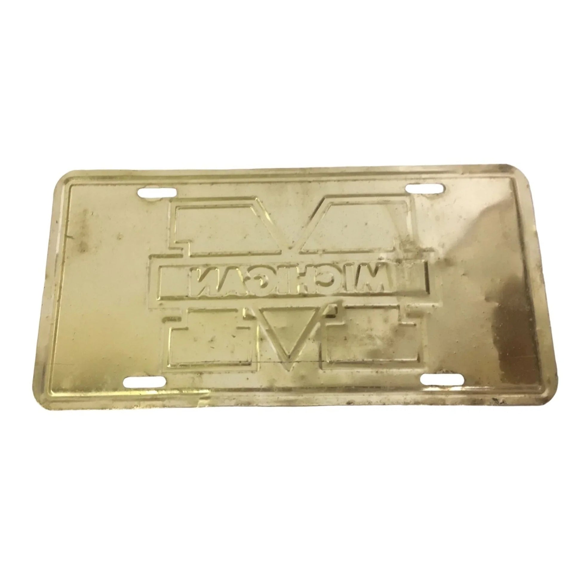Vintage Michigan Wolverines License Plate - A+ Stuff - Auto Part - A+ Stuff