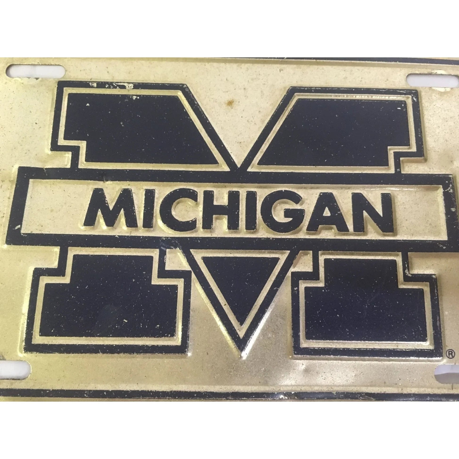Vintage Michigan Wolverines License Plate - A+ Stuff - Auto Part - A+ Stuff