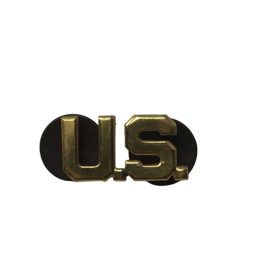 Vintage Military Army U.S. Officer Collar Insignia Gold Tone Pin - A+ Stuff - pin - A+ Stuff