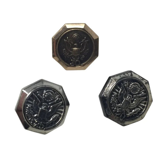 Vintage Military US Army Eagle Service Pins and 1 Thompson's Honor dairy Pin - A+ Stuff - pin - A+ Stuff