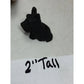 Vintage Miniature 2'' Black Cast Iron Scottish Terrier Scotty Dog Figurine - A+ Stuff - Figurines - A+ Stuff
