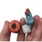 Vintage Miniature Ceramic Bisque Figurines (2) - A+ Stuff - Figurines - A+ Stuff