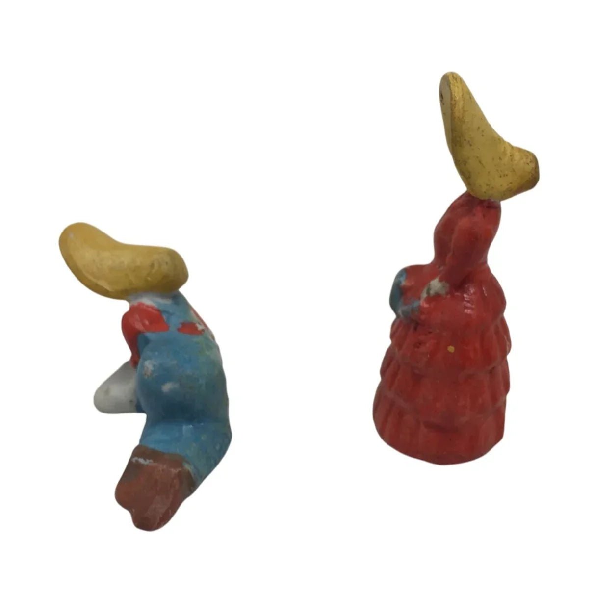 Vintage Miniature Ceramic Bisque Figurines (2) - A+ Stuff - Figurines - A+ Stuff