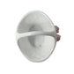 Vintage Miniature Ceramic White Basket with Handle and Flowers on it - A+ Stuff - Figurines - A+ Stuff